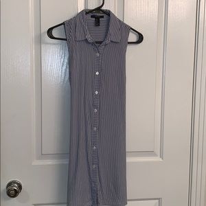 Navy striped tunic